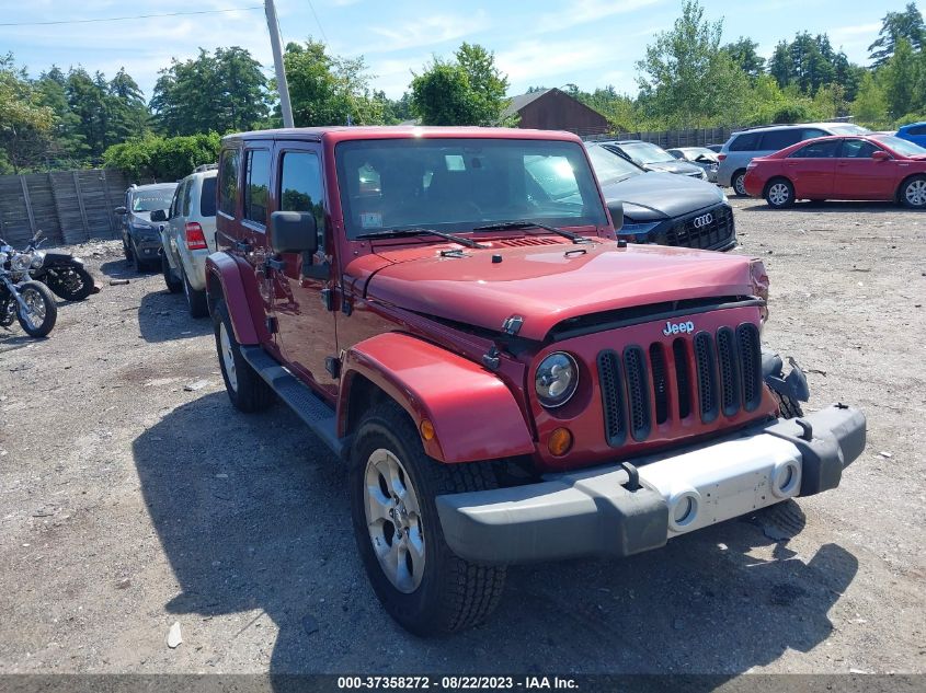 2013 JEEP WRANGLER UNLIMITED SAHARA - 1C4BJWEG5DL527924