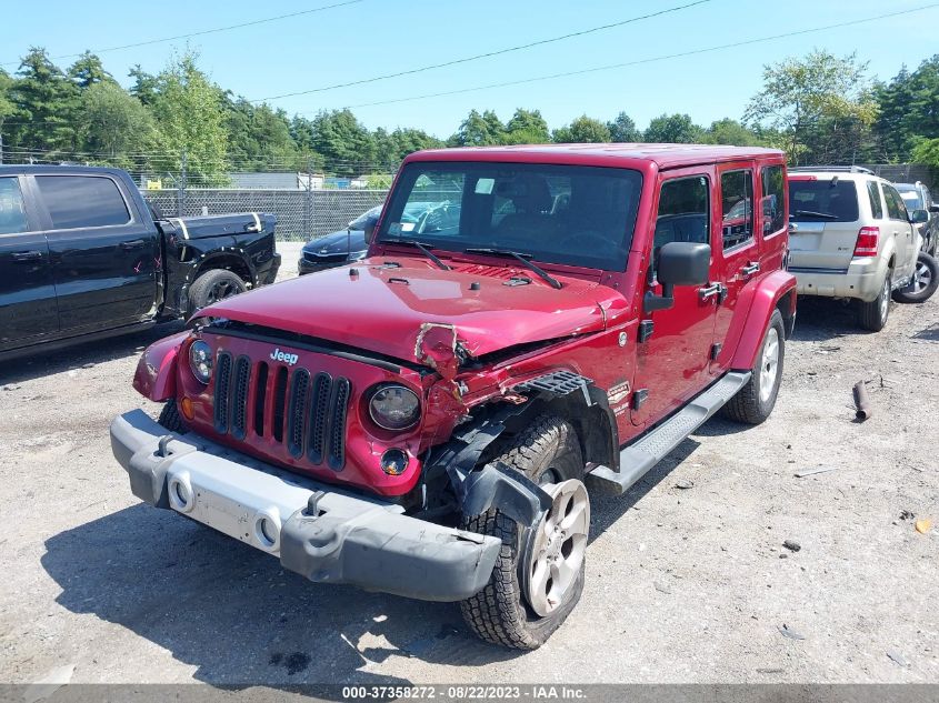2013 JEEP WRANGLER UNLIMITED SAHARA - 1C4BJWEG5DL527924