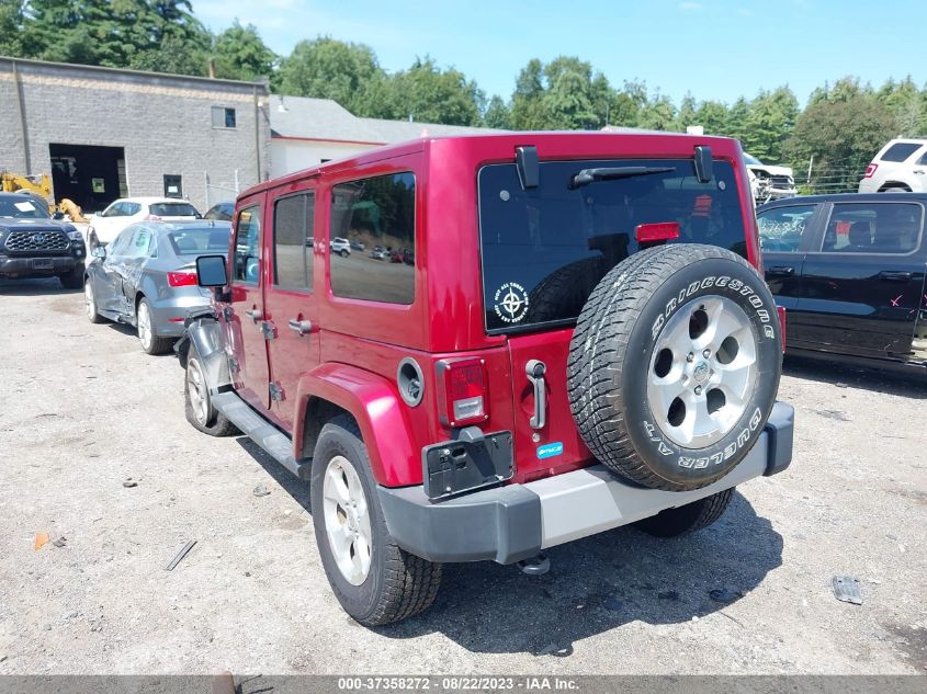2013 JEEP WRANGLER UNLIMITED SAHARA - 1C4BJWEG5DL527924