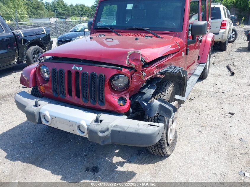 2013 JEEP WRANGLER UNLIMITED SAHARA - 1C4BJWEG5DL527924