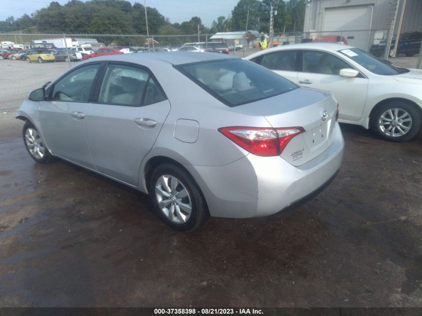 2014 TOYOTA COROLLA L/LE/S/S PLUS/LE PLUS - 2T1BURHE8EC000312