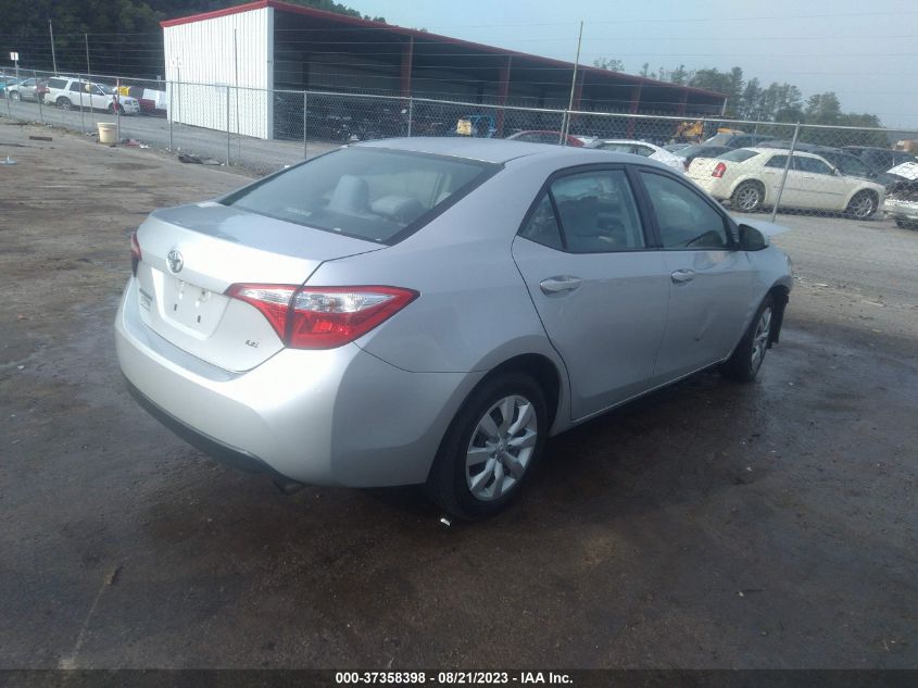 2014 TOYOTA COROLLA L/LE/S/S PLUS/LE PLUS - 2T1BURHE8EC000312