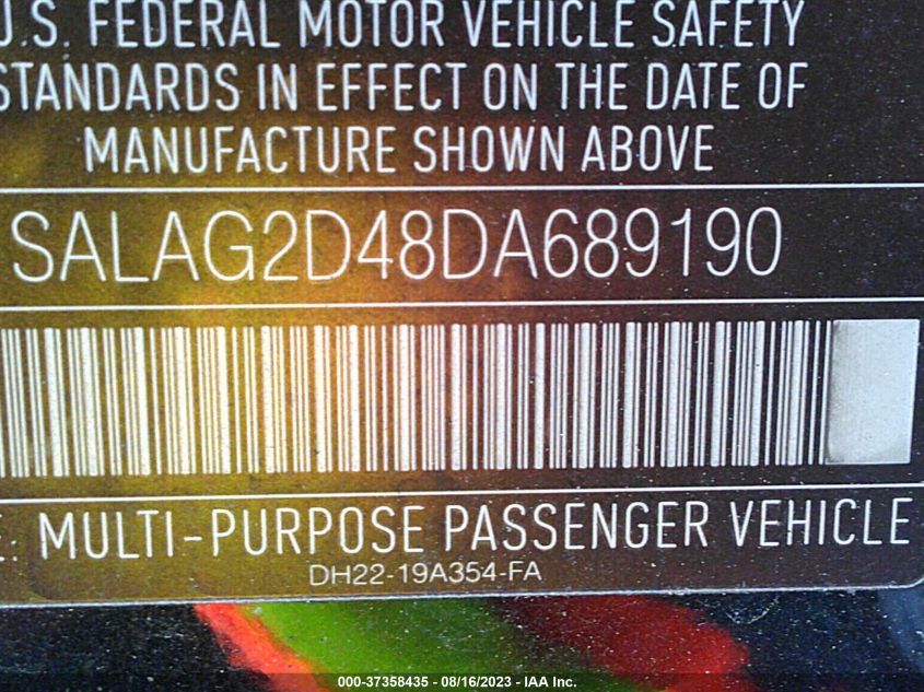 2013 LAND ROVER LR4 HSE - SALAG2D48DA689190