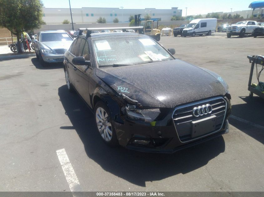 2013 AUDI A4 PREMIUM - WAUAFAFL4DN043708