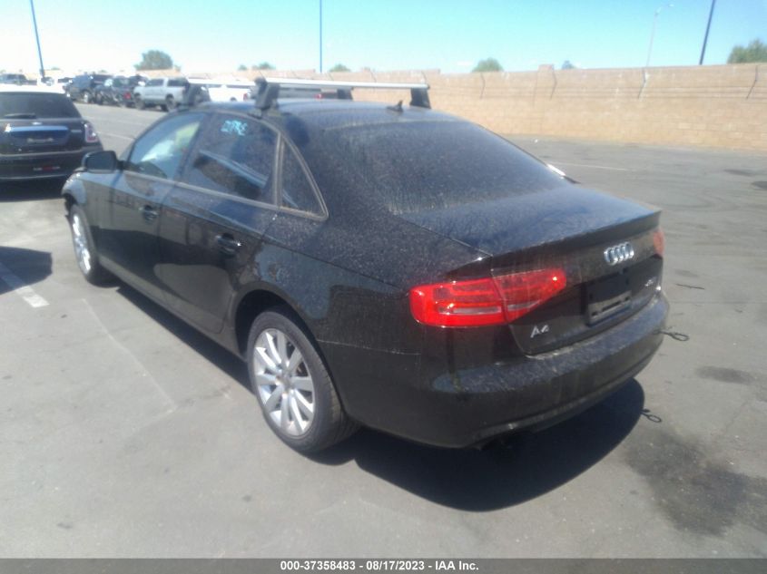 2013 AUDI A4 PREMIUM - WAUAFAFL4DN043708