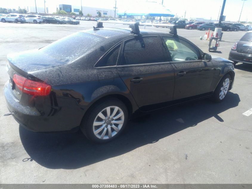 2013 AUDI A4 PREMIUM - WAUAFAFL4DN043708