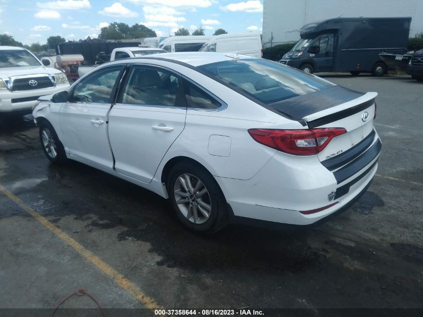 2015 HYUNDAI SONATA 2.4L SE - 5NPE24AF3FH039011