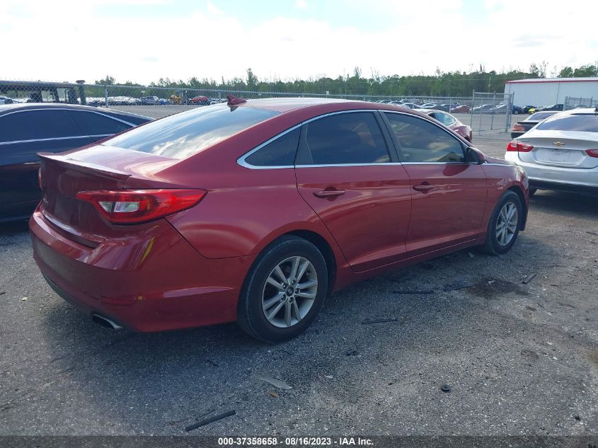 2016 HYUNDAI SONATA SE - 5NPE24AF8GH326345