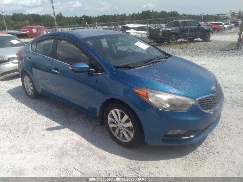2014 KIA FORTE EX - KNAFX4A82E5086727