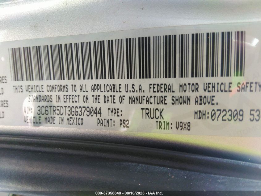 2016 RAM 2500 SLT - 3C6TR5DT3GG379044
