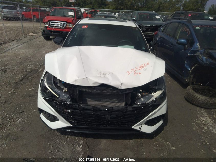 2022 HYUNDAI ELANTRA N LINE - KMHLR4AF8NU341784