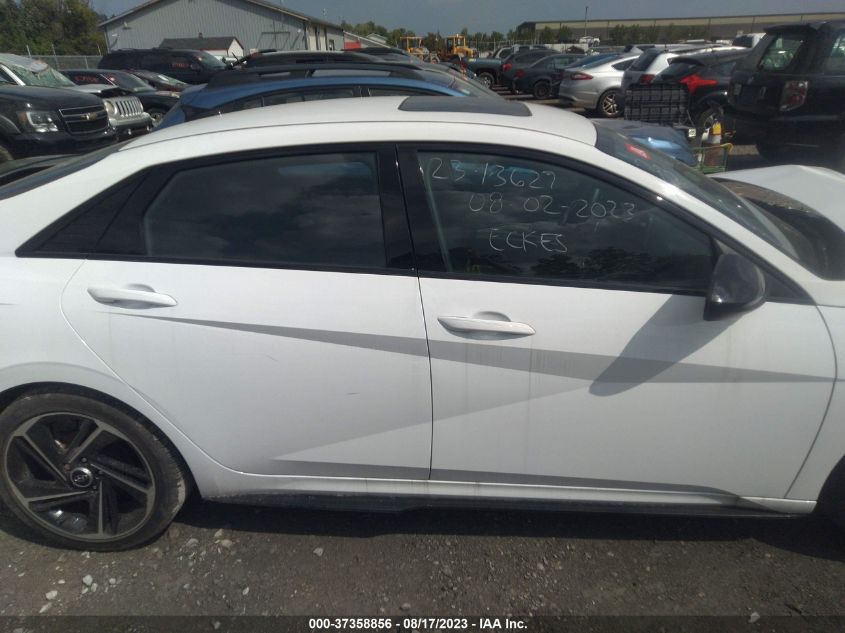 2022 HYUNDAI ELANTRA N LINE - KMHLR4AF8NU341784