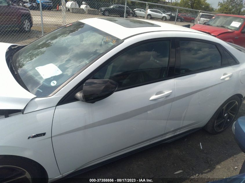 2022 HYUNDAI ELANTRA N LINE - KMHLR4AF8NU341784