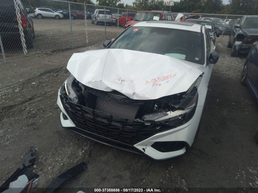 2022 HYUNDAI ELANTRA N LINE - KMHLR4AF8NU341784