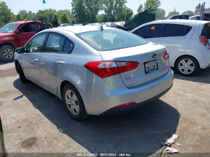 2015 KIA FORTE LX - KNAFK4A61F5368856