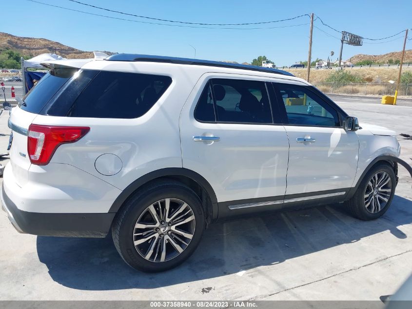 2017 FORD EXPLORER PLATINUM - 1FM5K8HT6HGA69772