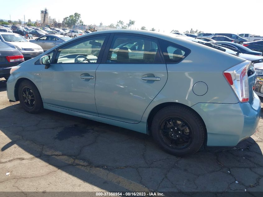 2013 TOYOTA PRIUS ONE/TWO/THREE/FOUR/FIVE - JTDKN3DU1D5671663