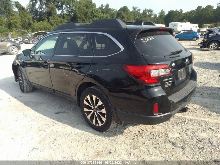 2017 SUBARU OUTBACK LIMITED - 4S4BSANC3H3344908