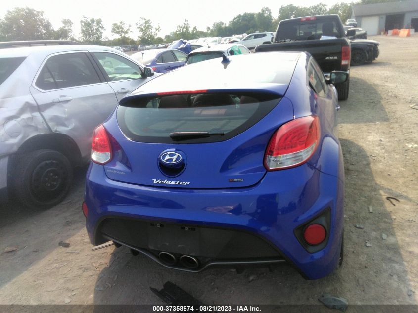 2014 HYUNDAI VELOSTER TURBO R-SPEC - KMHTC6AE7EU195737