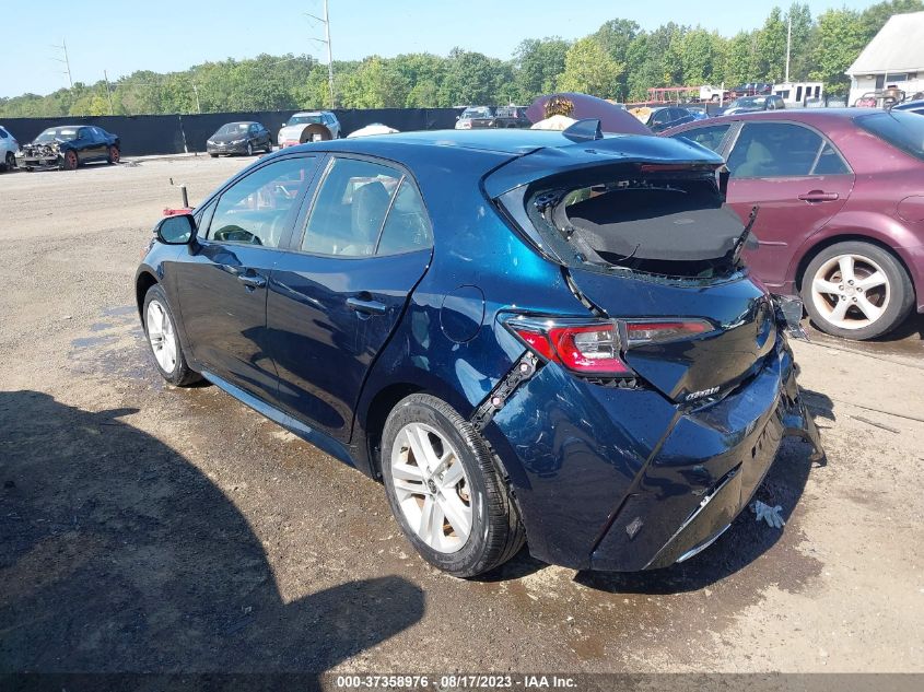 2019 TOYOTA COROLLA HATCHBACK SE/XSE JTNK4RBE4K3063609