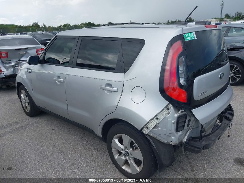 2017 KIA SOUL BASE - KNDJN2A20H7497362