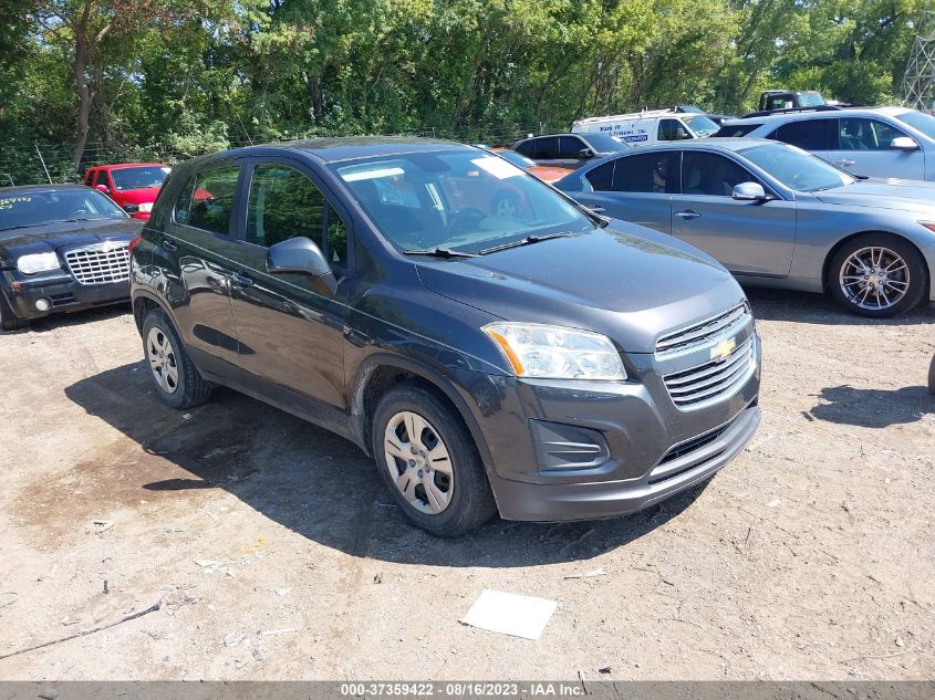 2016 CHEVROLET TRAX LS - 3GNCJKSBXGL265890