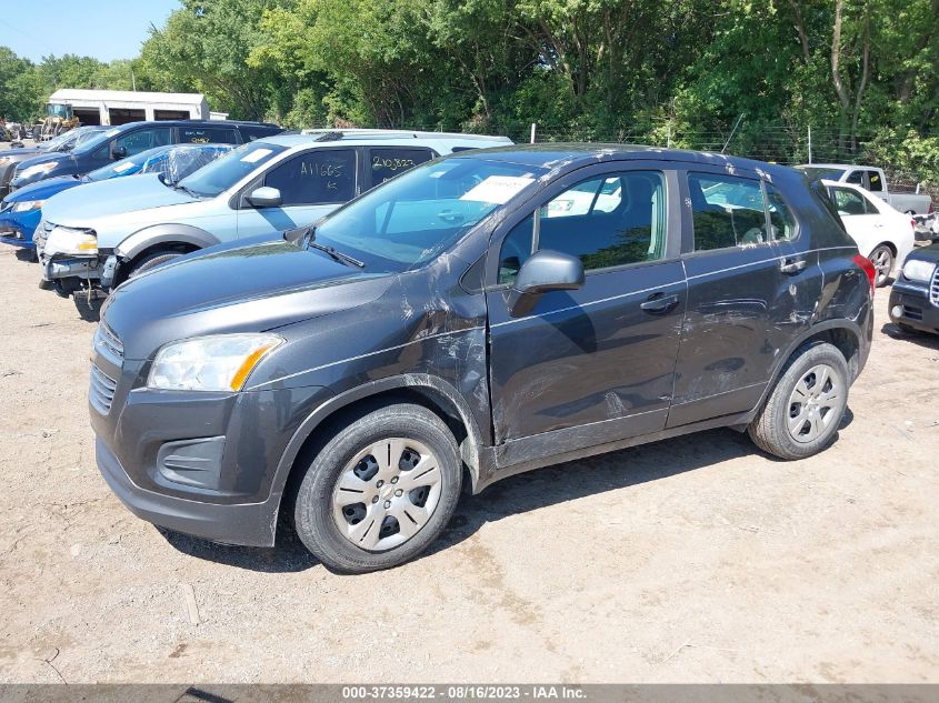 2016 CHEVROLET TRAX LS - 3GNCJKSBXGL265890