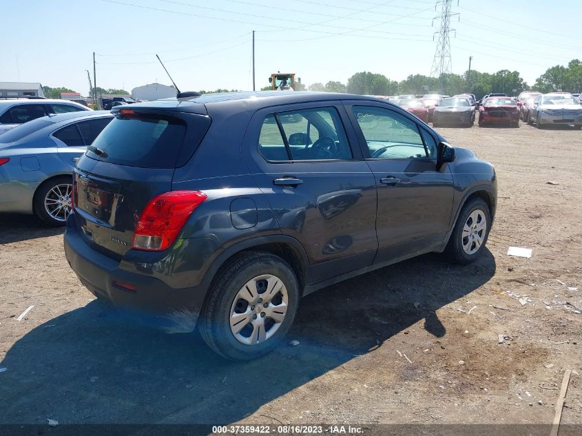 2016 CHEVROLET TRAX LS - 3GNCJKSBXGL265890