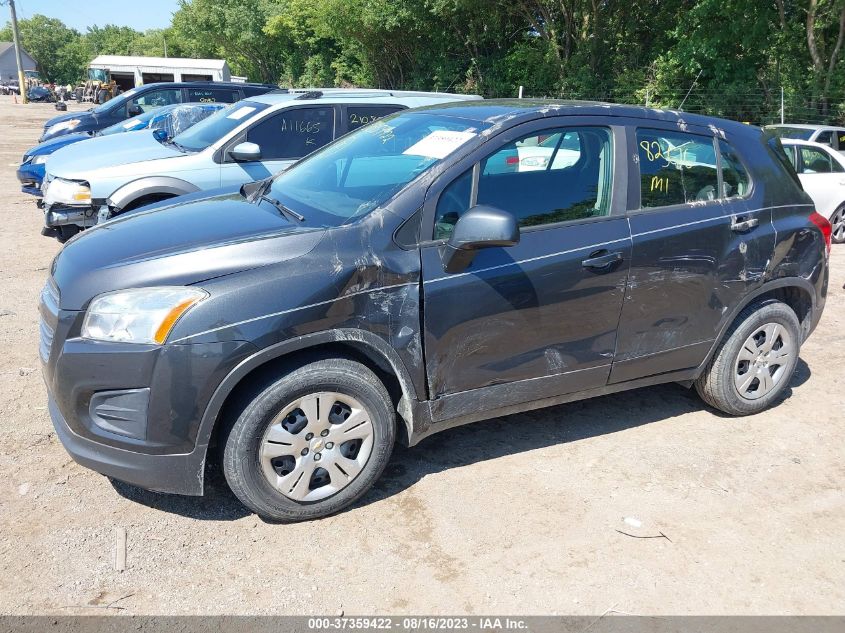 2016 CHEVROLET TRAX LS - 3GNCJKSBXGL265890