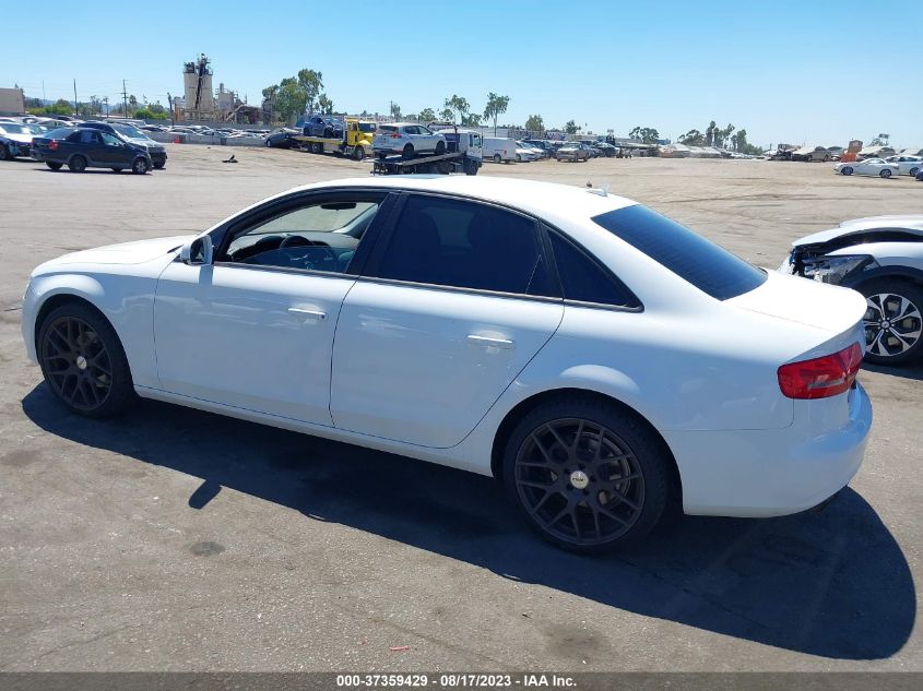 2014 AUDI A4 PREMIUM - WAUAFAFL0EN015891