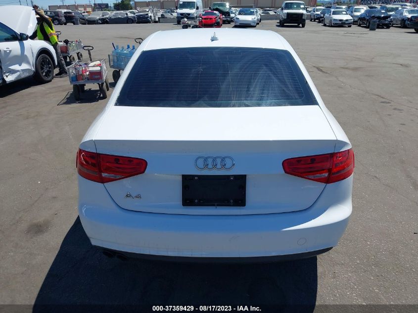 2014 AUDI A4 PREMIUM - WAUAFAFL0EN015891