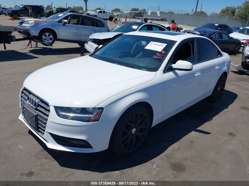 2014 AUDI A4 PREMIUM - WAUAFAFL0EN015891