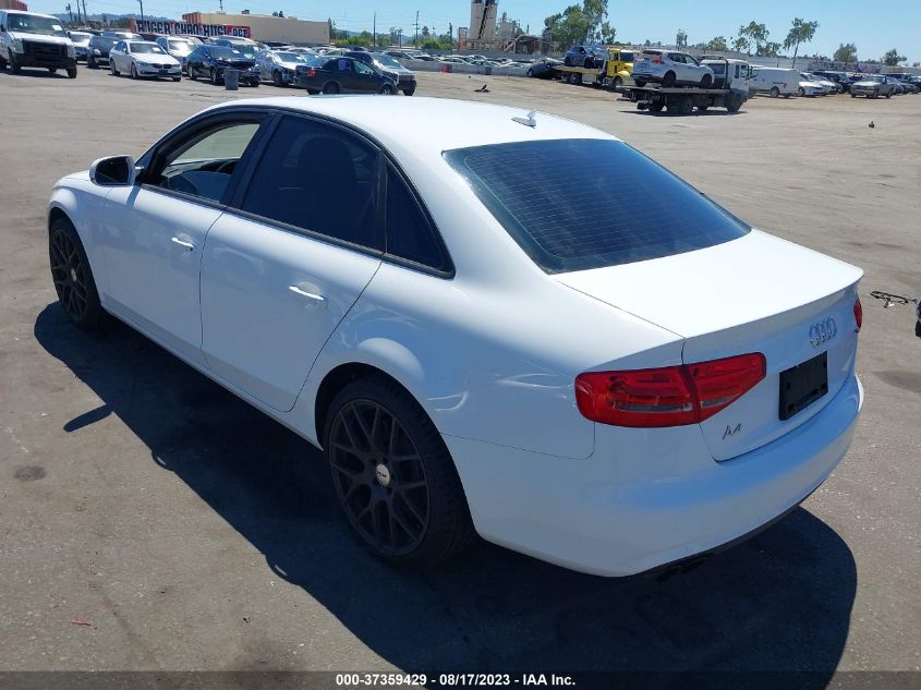 2014 AUDI A4 PREMIUM - WAUAFAFL0EN015891