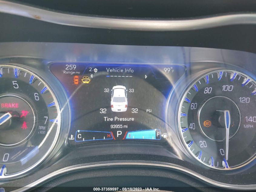 2017 CHRYSLER 300 LIMITED - 2C3CC44G1HH577542