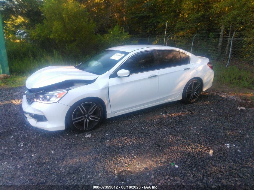 2017 HONDA ACCORD SEDAN SPORT - 1HGCR2F57HA124730