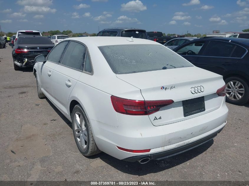 2017 AUDI A4 PREMIUM - WAUGNAF44HN058463