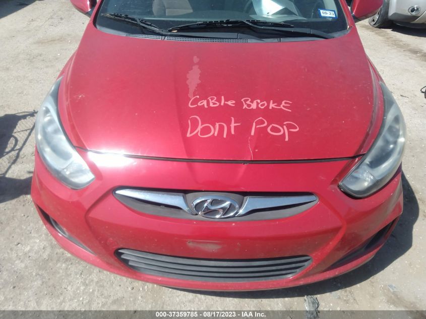 2014 HYUNDAI ACCENT GLS - KMHCT4AE3EU586906