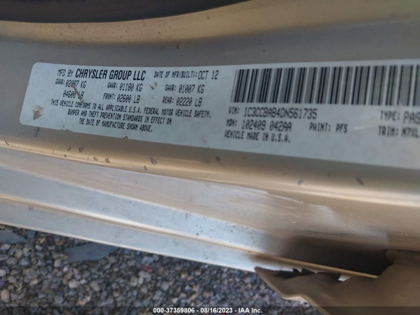 2013 CHRYSLER 200 LX - 1C3CCBAB4DN561735