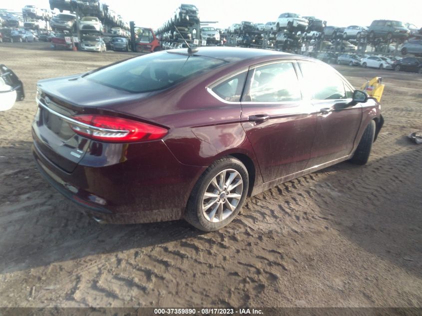 2017 FORD FUSION SE - 3FA6P0HD5HR365059