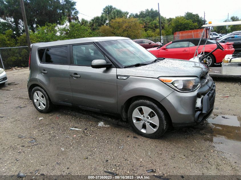 2016 KIA SOUL BASE - KNDJN2A22G7339488