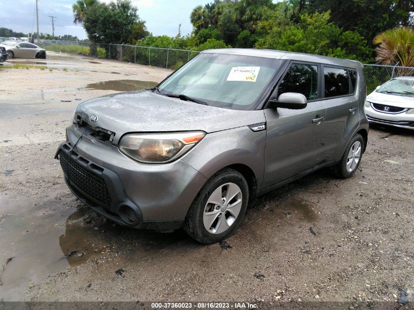 2016 KIA SOUL BASE - KNDJN2A22G7339488