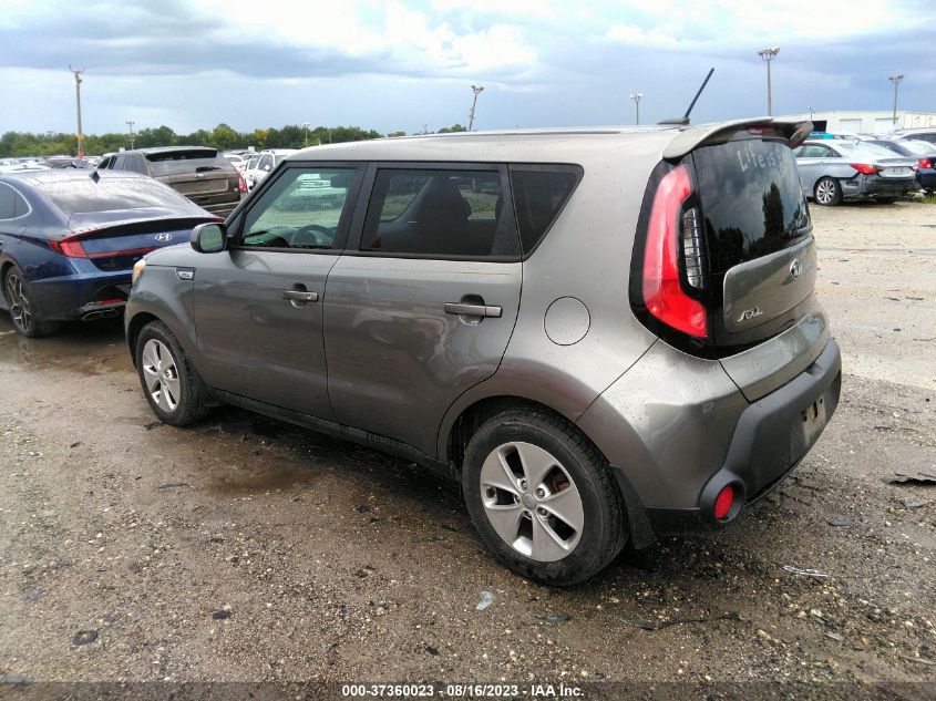 2016 KIA SOUL BASE - KNDJN2A22G7339488