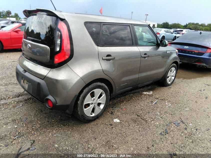 2016 KIA SOUL BASE - KNDJN2A22G7339488