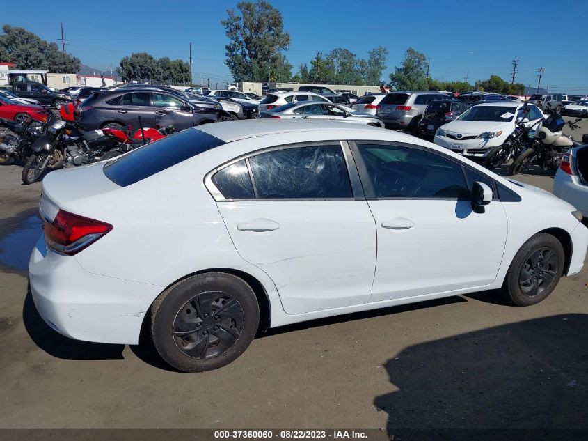 2015 HONDA CIVIC SEDAN LX - 19XFB2F50FE203067