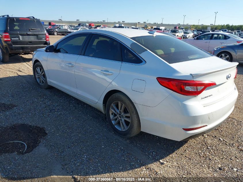 2017 HYUNDAI SONATA 2.4L - 5NPE24AF2HH447132