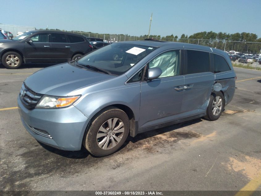 2014 HONDA ODYSSEY EX-L - 5FNRL5H61EB128289