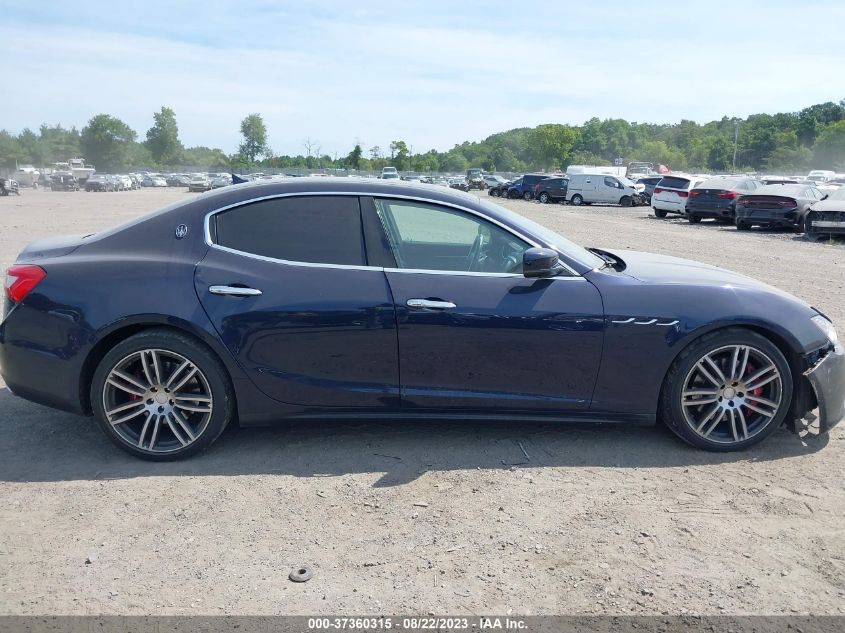 2015 MASERATI GHIBLI ZAM57XSA1F1146356