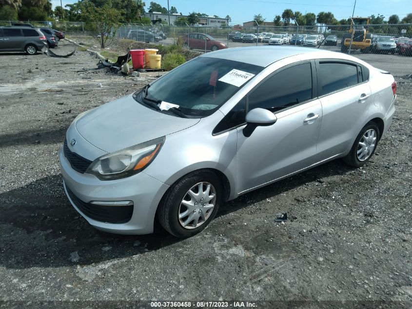 2016 KIA RIO LX - KNADM4A38G6599062