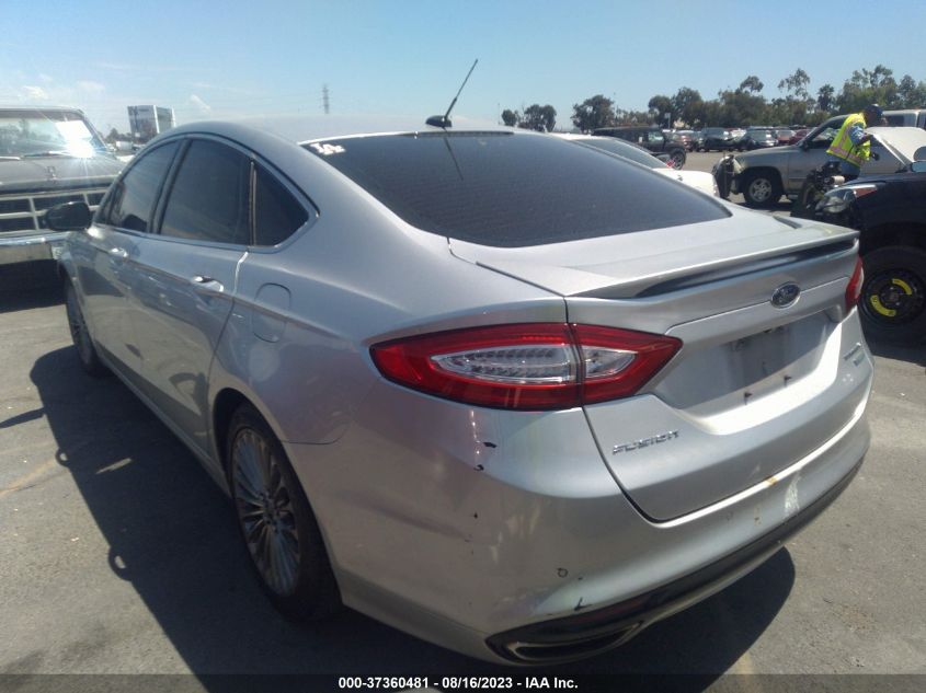 2014 FORD FUSION TITANIUM - 3FA6P0K94ER258181