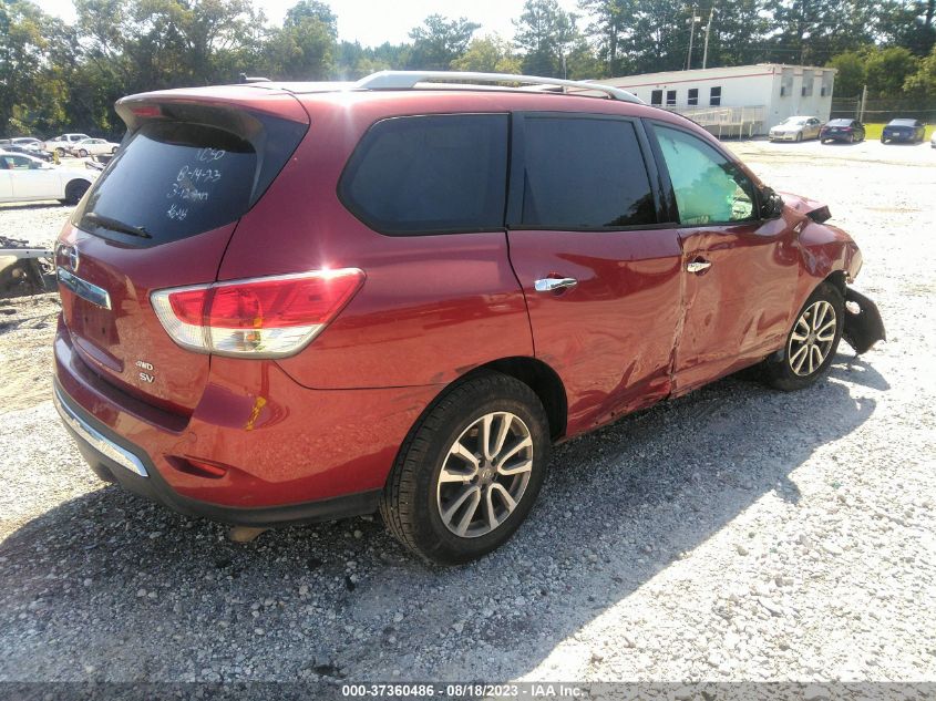 2015 NISSAN PATHFINDER PLATINUM/SV/SL/S - 5N1AR2MM2FC661485